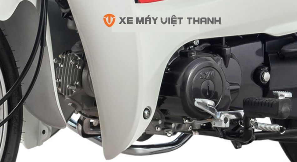 Xe số 50cc cho học sinh - Động cơ xe số 50cc bền bỉ 