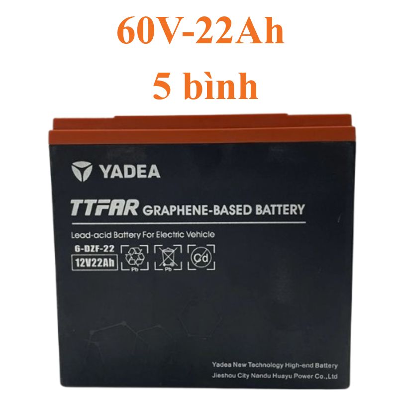 ẮC QUY XE MÁY ĐIỆN YADEA TTFAR 60V-22Ah