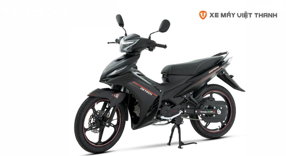 Mẫu xe máy EX4 King 50cc màu đen sang chảnh