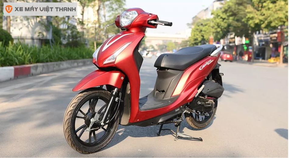 Mẫu xe Hermosa 50cc màu đỏ