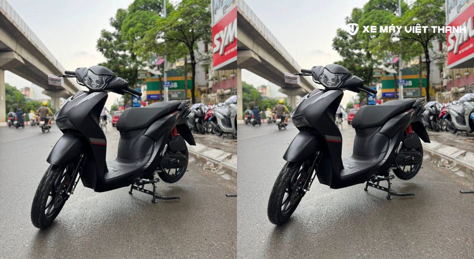 Mẫu xe máy 50cc Velia màu đen