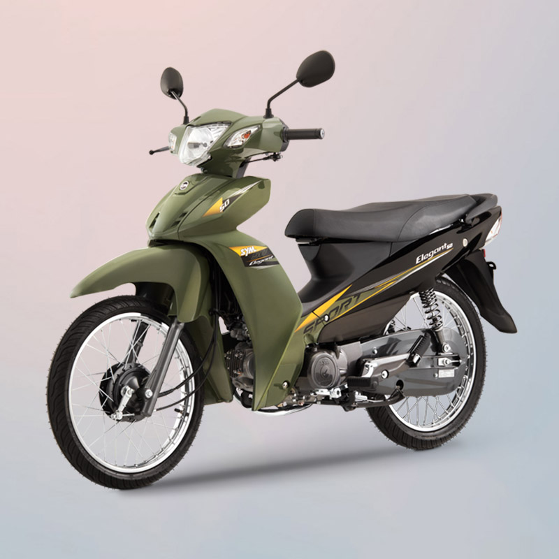 XE MÁY SYM ELEGANT sport 50CC vành đúc