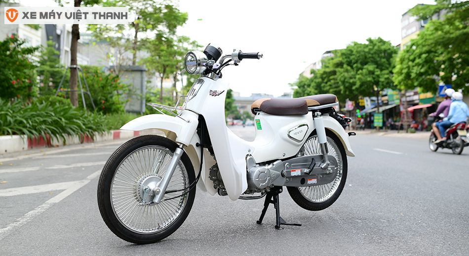 Mẫu xe Cub Ally 50LE màu trắng