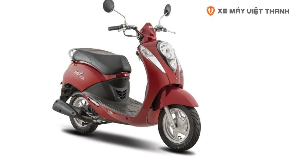 Mẫu xe elite 50cc màu đỏ đẹp