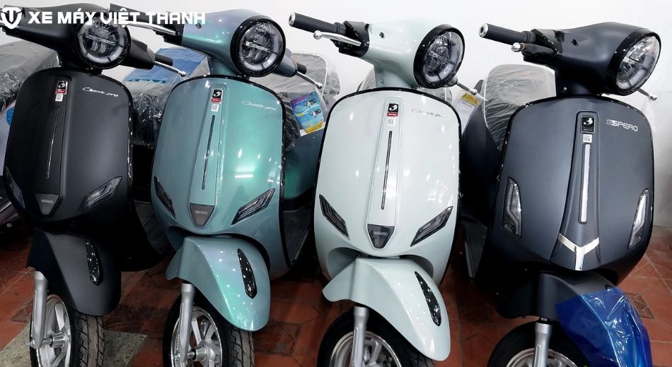 Mẫu xe máy Vespa 50cc màu trắng hợp với ai