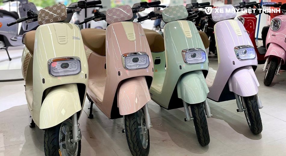 Mẫu xe máy điện Yadea Ocean đủ màu sắc