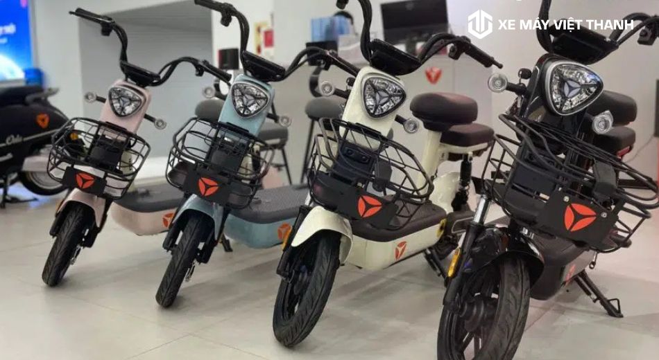 Mẫu xe đạp điện i6 đủ màu sắc lựa chọn