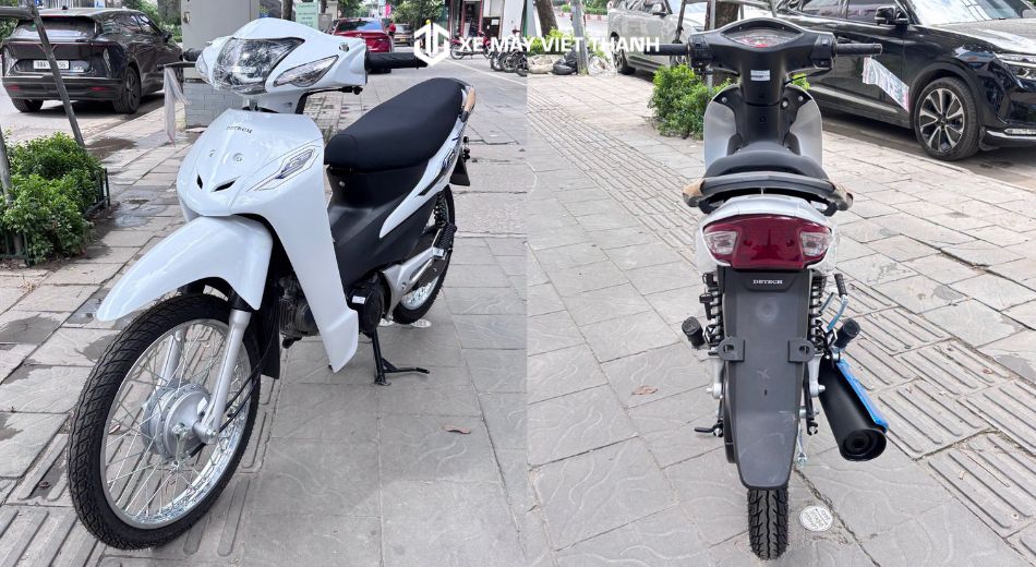 Mẫu xe số Espero Wave 50cc màu trắng