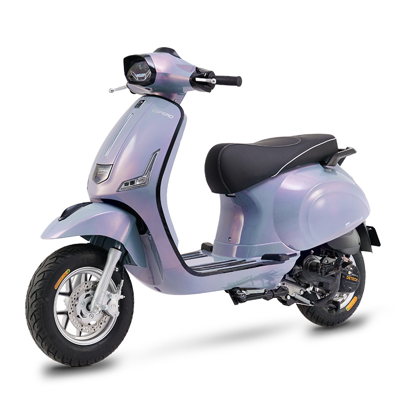 Diện mạo xe Espero Diamond Plus 50cc kiểu dáng Vespa thanh lịch