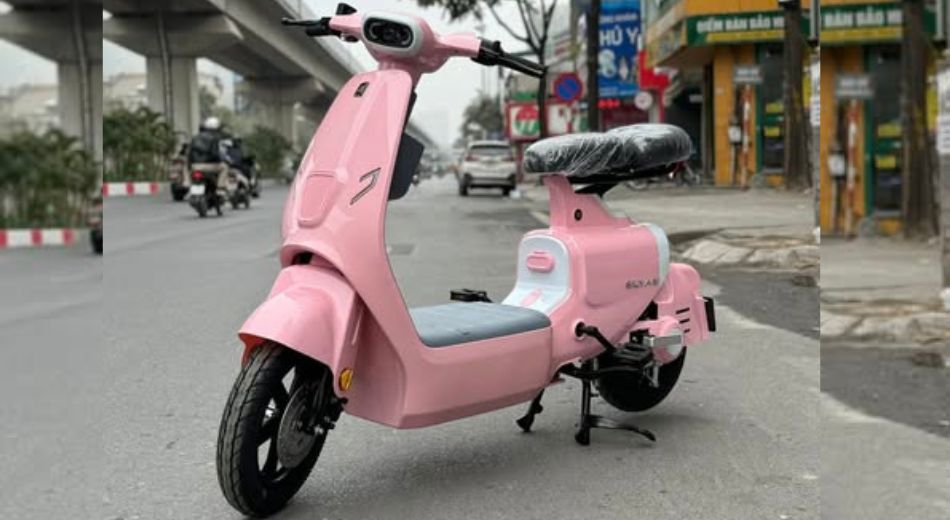 3 Mẫu Xe Đạp Điện Màu Hồng Cực Xinh Dành Cho Nữ