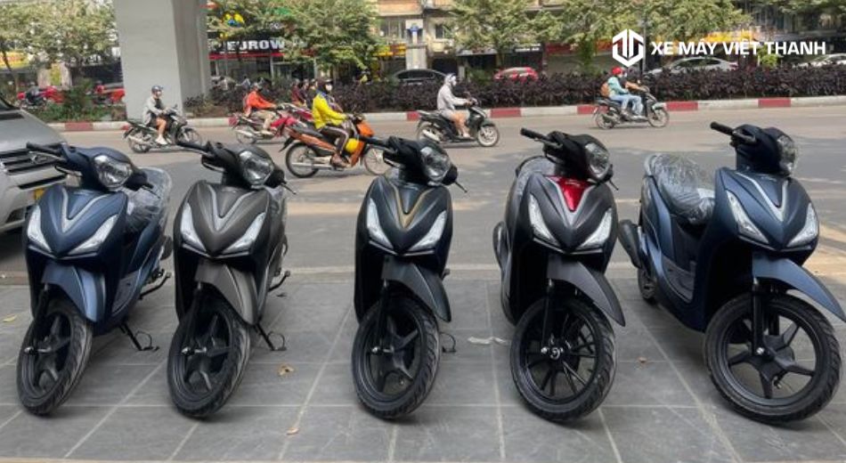 Mẫu xe Kymco Hermosa 50cc đủ màu sắc
