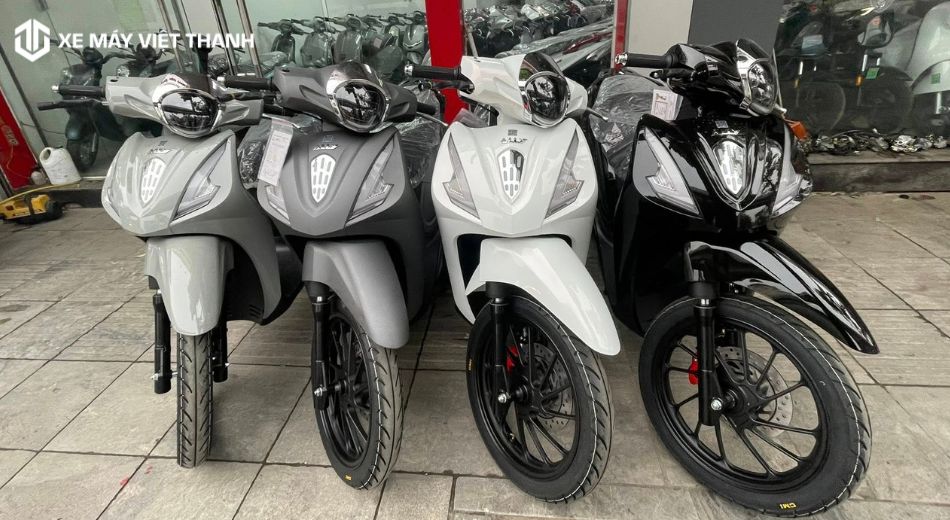 Mẫu xe máy Ally SV 50cc đủ màu sắc