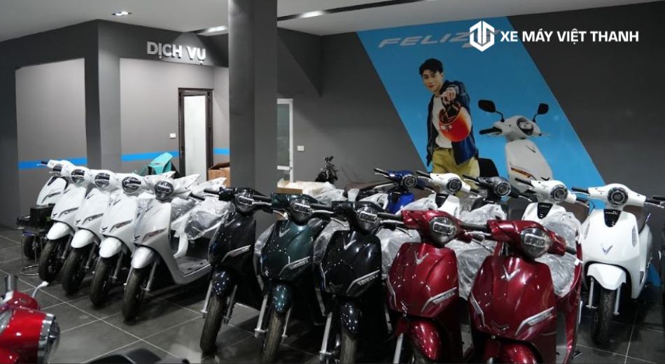 Xe máy điện đa dạng nhiều mẫu mã