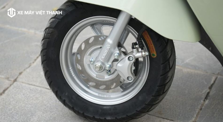Lốp xe bị non hơi khiến xe nhanh hết điện
