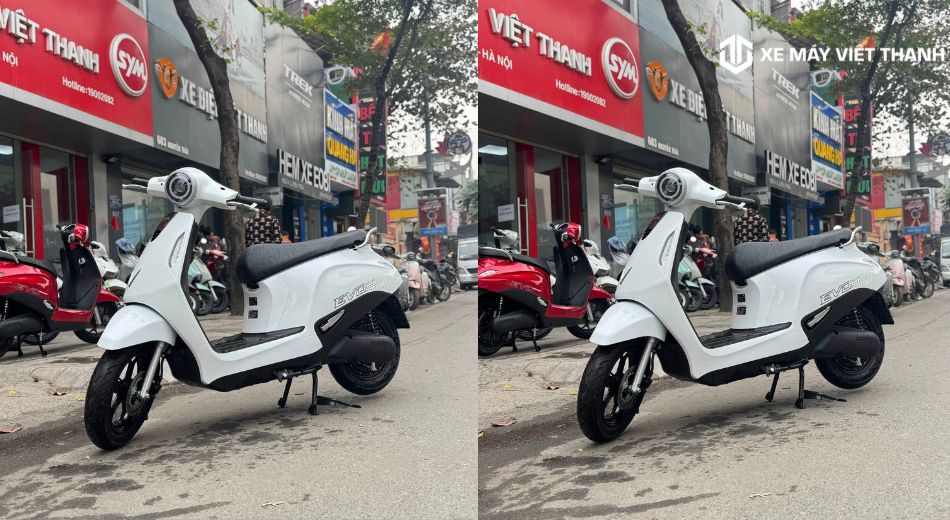 Mẫu xe máy điện màu trắng nhiều lượt bán hiện nay