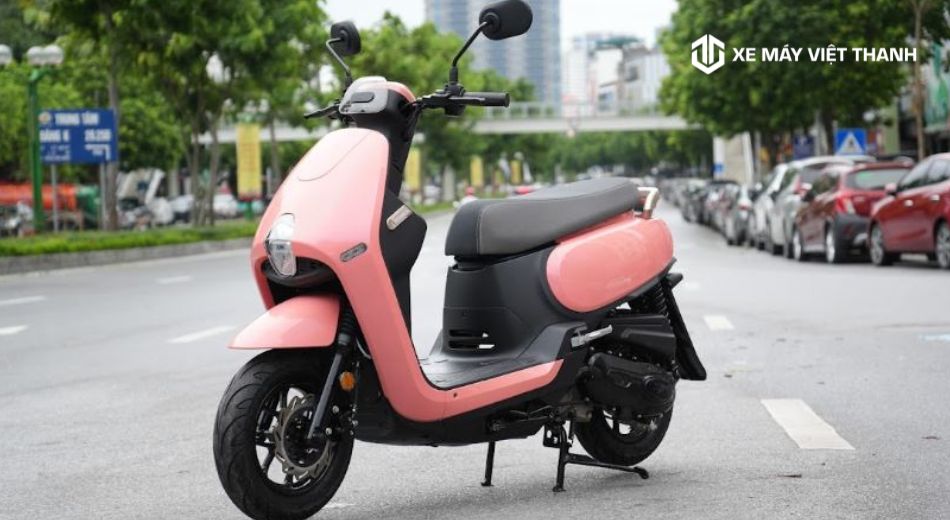 Mẫu xe Priti 50cc màu hồng dễ thương