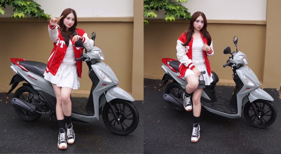 Mẫu xe sym shark 50cc fi cho học sinh nữ