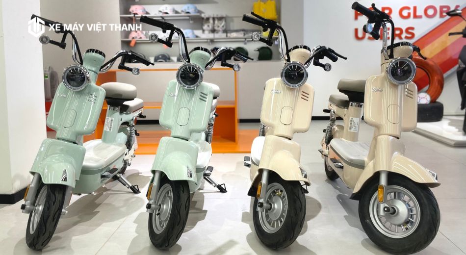 Thiết kế xe máy điện Yadea I8 đủ màu - xe điện cho người lớn tuổi