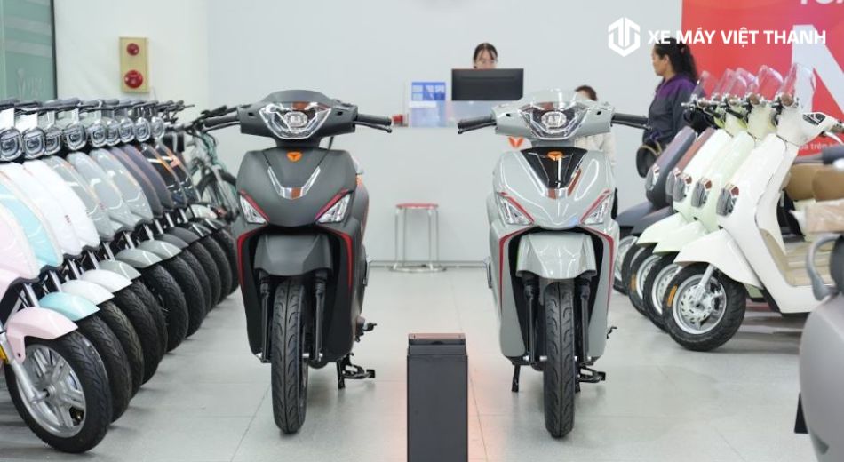 Xe máy điện di chuyển tổng được bao nhiêu km