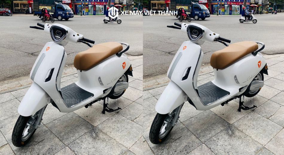 Xe máy điện Orla màu trắng thanh lịch cực xinh