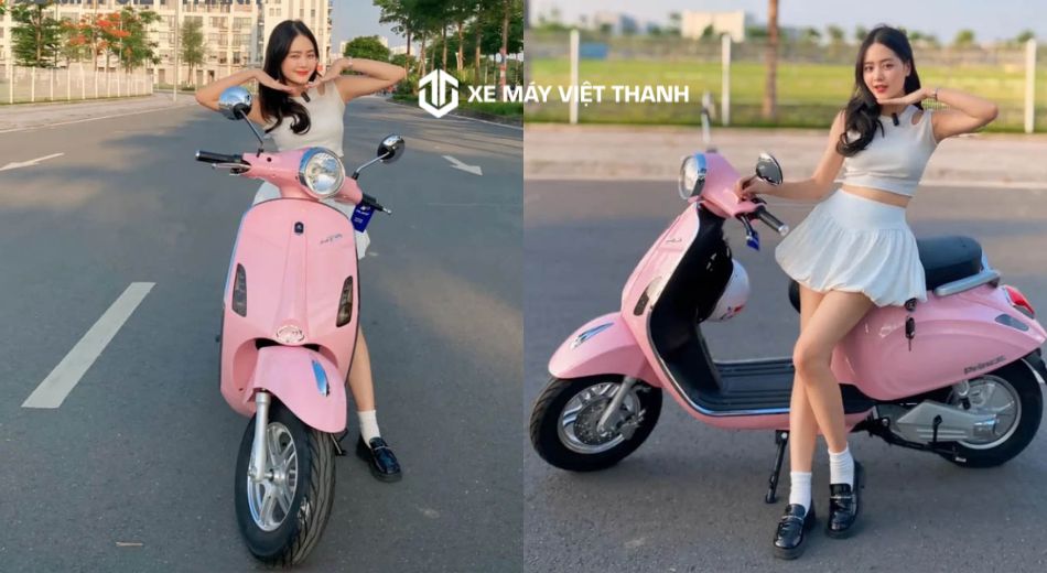 Xe máy điện Venus Prince kiểu dáng Vespa