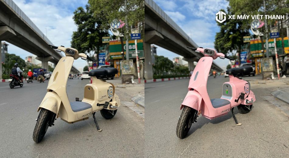 Mẫu xe đạp điện Ally Elyas màu cực xinh