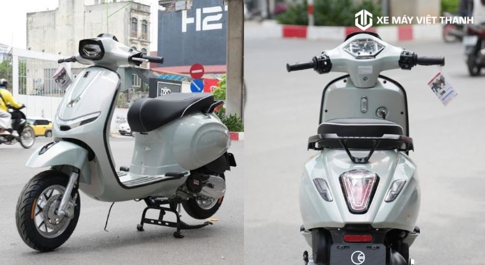 Thiết kế xe Enigma 50cc kiểu dáng Vespa thời trang