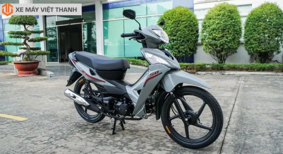 Mẫu xe số 50cc Kymco Visar S góc cạnh thể thao