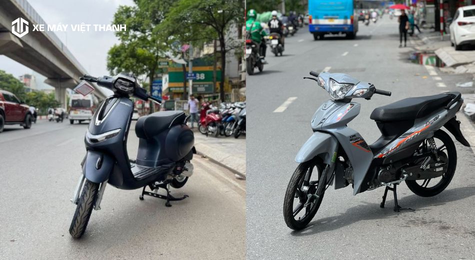 Nên mua mẫu xe số 50cc hay xe ga 50cc