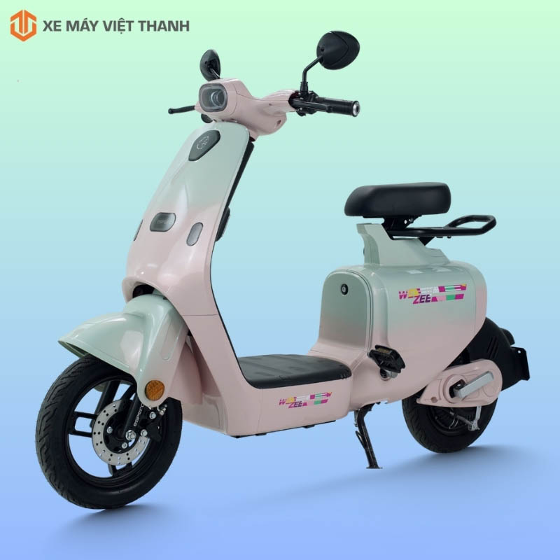 Mẫu xe đạp điện Espero Weezee màu xanh kẹo bóng