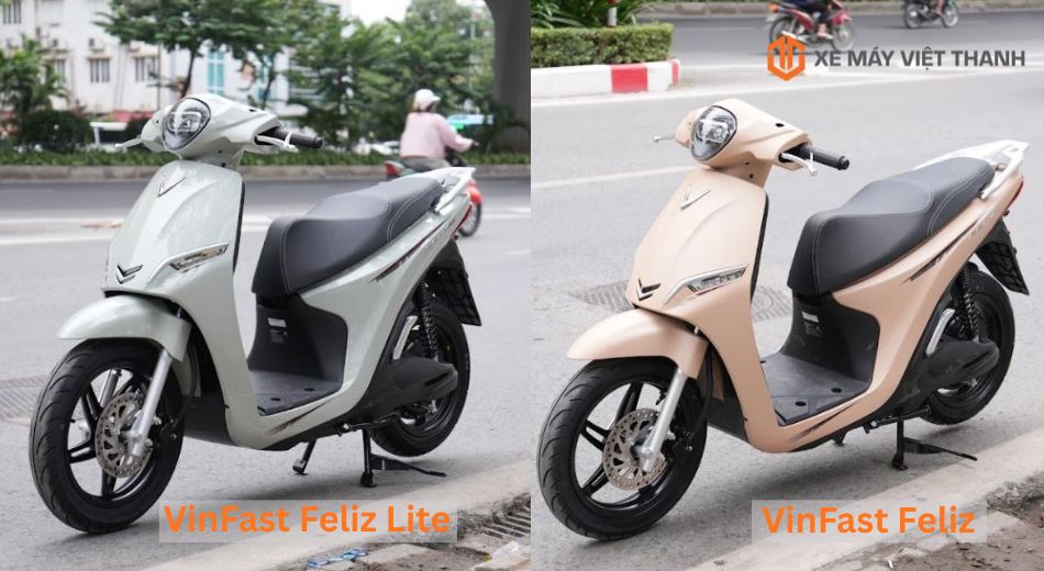 Mẫu xe máy điện Feliz và Feliz Lite