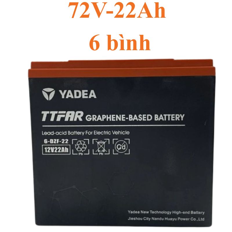 ẮC QUY XE MÁY ĐIỆN YADEA 72V-22Ah