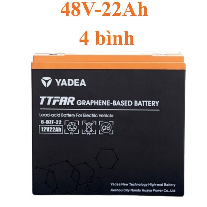 ẮC QUY XE MÁY ĐIỆN YADEA 48V-22Ah