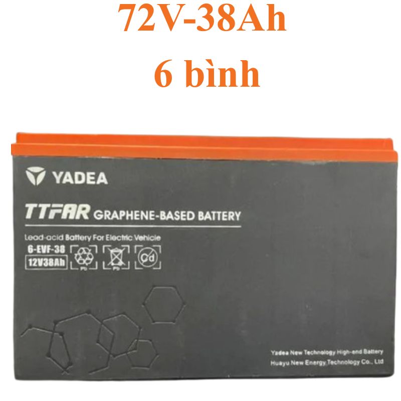 ẮC QUY XE MÁY ĐIỆN YADEA 72V-38Ah