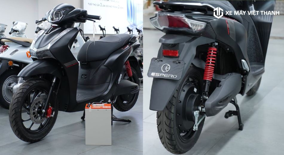 Mẫu xe Espero Velia P dùng pin chất lượng